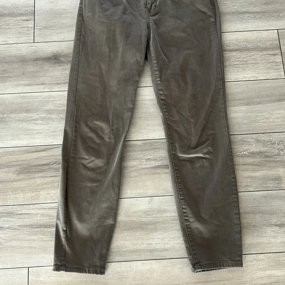 Buffalo Avalon mid rise soft stretch ankle skinny jeans green size 28